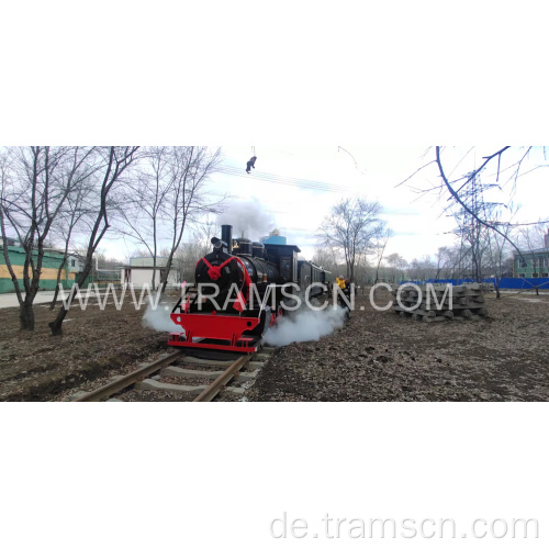 Klassische chinesische Dampflokomotive